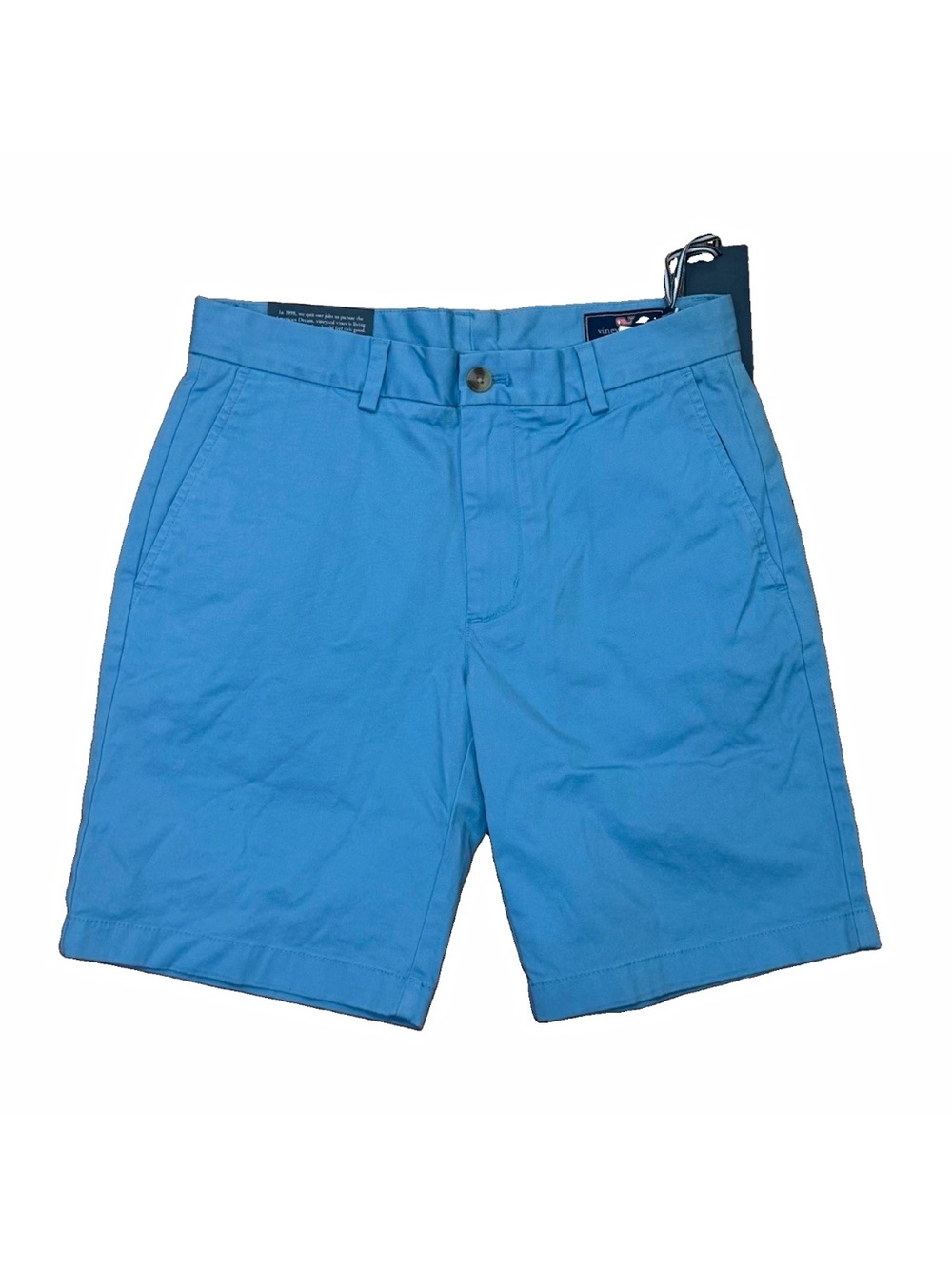 NWT Vineyard Vines Bright Blue Flat Front Chino Shorts